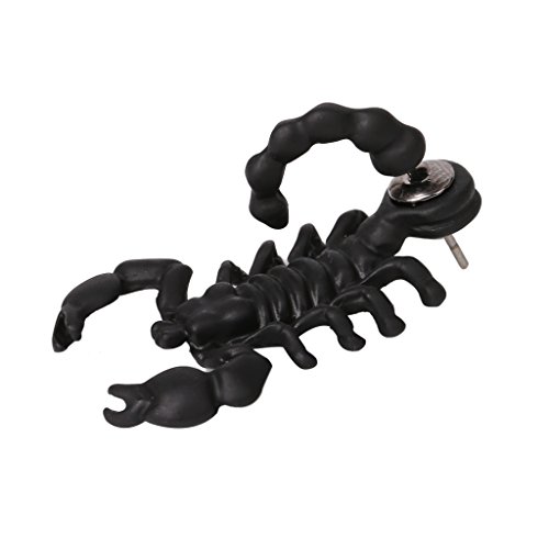 iwh Unique 3D Métal Pierecing Stud Boucle D'oreille Punk Unisexe Animal Biker Déclaration Bijoux