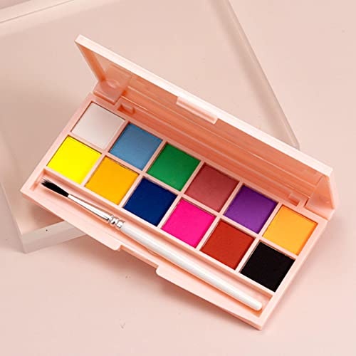 5 Pcs Paleta de pintura facial corporal | Halloween Festival Body Paint com 6 UV Light Paint - Festi