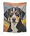 CAPITUNEISKINEPA Entlebucher Mountain Dog Blanket Gift Comfy Blanket Blanket for Couch 50