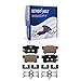 Detroit Axle - Brake Kit for 05-06 Honda CR-V Drilled and Slotted Brake Rotors Ceramic Brakes Pads 2005 2006 Replacement: 11.81