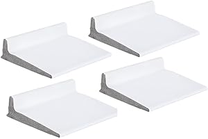 ks hardware Superior Door Corner Seal: Seal Gaps on Door (4-Pack, White)