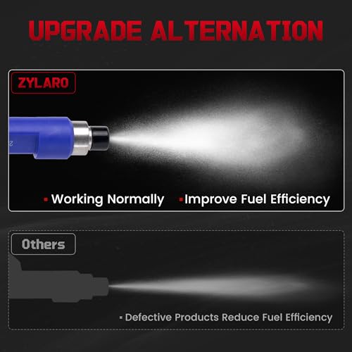 ZYLARO Fuel Injectors Fits for/-TOYOTA Corolla 2005-2008 1.8L, Yaris 2006-2018 1.5L, Fits for/Pontiac Vibe 2005 2006 2007 2008 1.8L, OE 23250-0D050,23209-0D050,FJ847,2320922090,232090D050,842-12324 by ZYLARO - Used condition - Image 6
