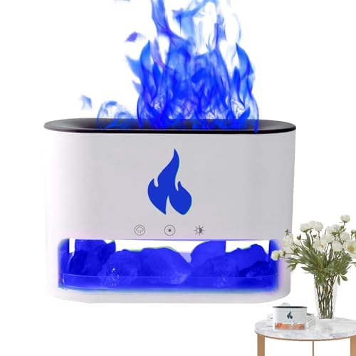 Difusor de llama para aromaterapia, difusor de aceite perfumado, difusor de aceite de llama, decoración del hogar, difusor de aromaterapia, lámpara de sal de apagado automático, difusor de llama con