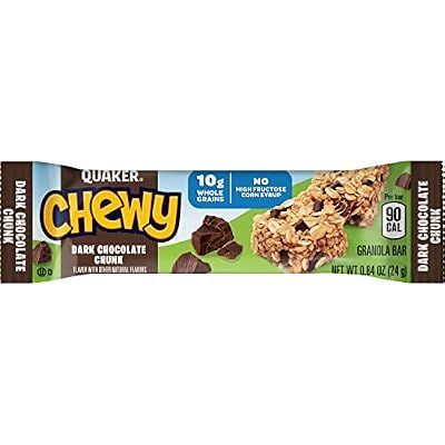 Quaker Chewy Granola Bars, 3 Flavor Variety Pack, 0.84oz Individually Wrapped Bars (30 Pack)