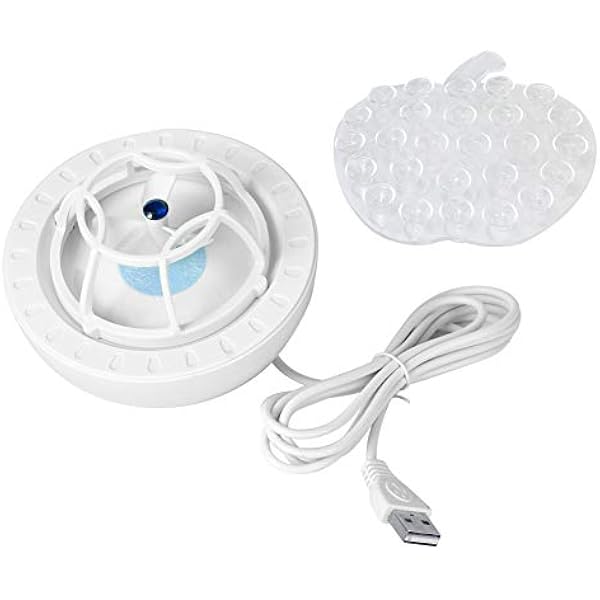 SIXRUN Mini Zmywarka Ultradźwiękowa USB Przenośna Zmywarka do Naczyń z Blatu z Wysokociśnieniowym Natryskiem Wody do Czyszczenia Zlewu Kuchennego w Gospodarstwie Domowym BLUE