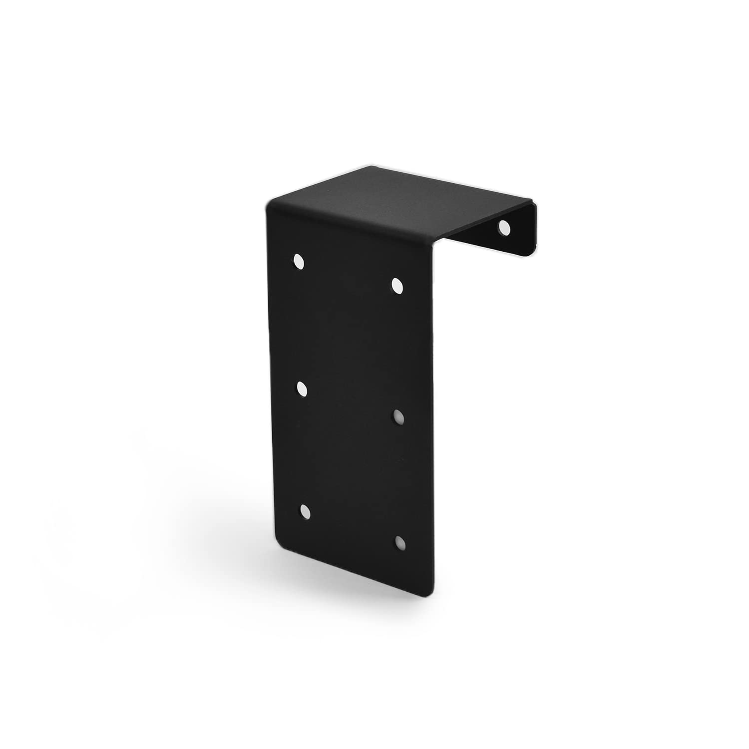 Indoor Outdoors Black Timber Railway Sleeper Joining Plates Bracket For Connecting Planters, Flower Beds, Pathway And Driveway Edging - Timber Connectors (Black)