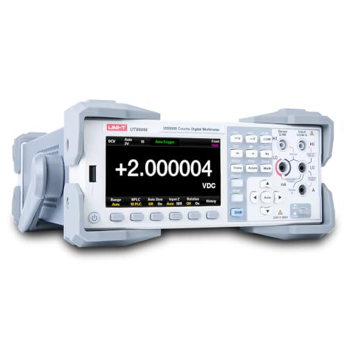 Image of UNI-T UT8806E Digital Benchtop Multimeter, 5.5-Digit, Dual Display