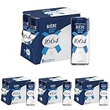 Kronenbourg 1664 Biere 0% Lager Beer 330ml Can (Pack of 24)