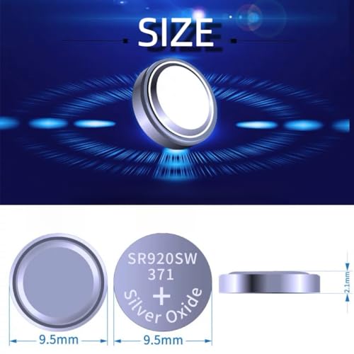 50PACK SR920SW 370 371 Baterías para reloj AG6 1.55V miniatura 3