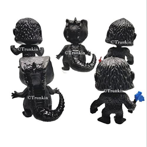 Image of Trunkin | Godzilla vs King Kong Action Figure | PVC Gojira King Kong Van De Monsters 10 cm Action Figurine | Model Toy Set of 5 Pcs