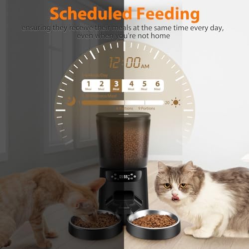 Automatic Cat Feeder and Water Dispenser Set — alternate color or size variant on Amazon