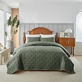 [Léger et polyvalent] : dessus de lit 2 personnes boutis Design simple pour un confort léger. Toute saison. Utilisez-le comme couvre-lit au printemps et en été, et comme couche supplémentaire en automne et en hiver.