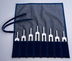 Harmonic Scale Pythagorean Spectrum -Tuning Fork Set of 8