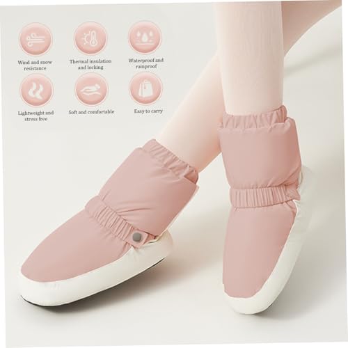 Botas de calentamiento de danza infantil impermeables con suela suave 6