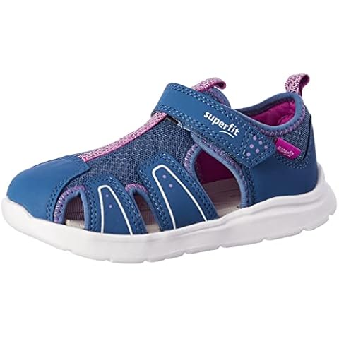 Superfit Baby - Mädchen Wave Sandale, Blau Lila 8040, 21 EU Cover