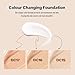 VIOLA HOUSE Color Changing Foundation, Liquid Foundation Makeup For Face, Color Changing Flawless Finish Foundation, Lightweight, Moisturizing Glow, 1.0 Fl Oz (dark skin color, 1.0 Fl Oz/30ML)