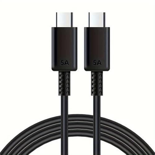 Image of 45W USB Type C to C Fast Charging Cable Compatible with Samsung S25 /S24 /S24 /S23 /S22 /S21(Ultra /Fe) M36 /M35 /M07 /06 /05,(S /A /F /M) All Series, High Speed Data Transfer Upto 480 Mbps