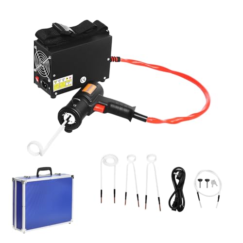 Induktionsheizgerät 750°C Kfz Induktionsgerät mit 4 Heizspulen 1500W Induktion Sgerät 220V Induktion Sheizgerät Flameless Induktionheizung Upgrade Magnetischer Induktionsheizkörper