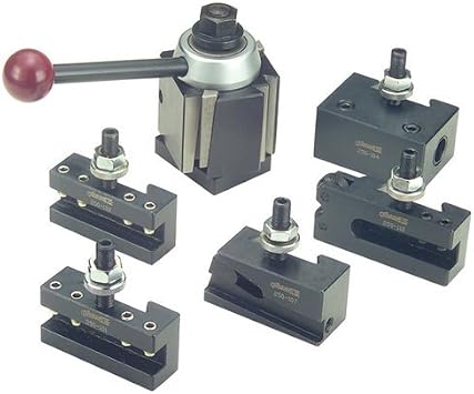 Phase II 251-222 200WST 6 Pc Wedge Q/C Tool Post Set-Lathe Swing 10"-15"