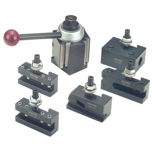 Phase II 251-222 200WST 6 Pc Wedge Q/C Tool Post Set-Lathe Swing 10