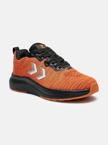 Image of hummel NOVARE Lace Up Sports Shoes for Men with Lightweight Hyper Burst TPR Sole Comfortable Breathable and Slip Resistant Ideal for Running Walking Gym Trekking Hiking