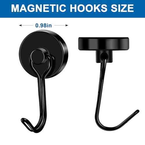 image for LOVIMAG Garage Storage Hooks 6 Pcs Magnetic 2025 Cruise Cabins Essenti