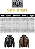 HOOD CREW Men's PU Leather Jacket with Detachable Cap - Windproof, Warm & Multifunctional Waterproof, Multiple Pockets #5