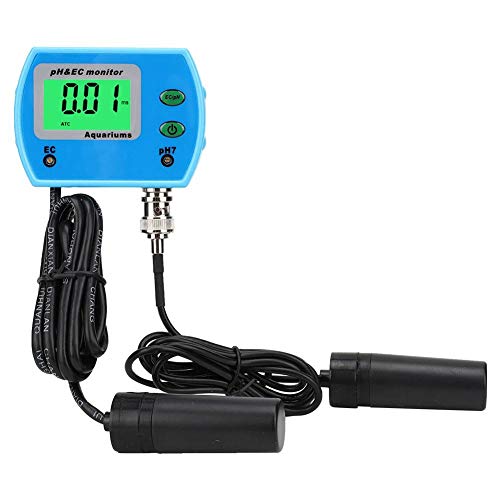 Corrosiebestendige waterkwaliteitsmeter, 2 in 1 professionele multifunctionele PH/EC-monitor(220V EU adapter) - Image 5