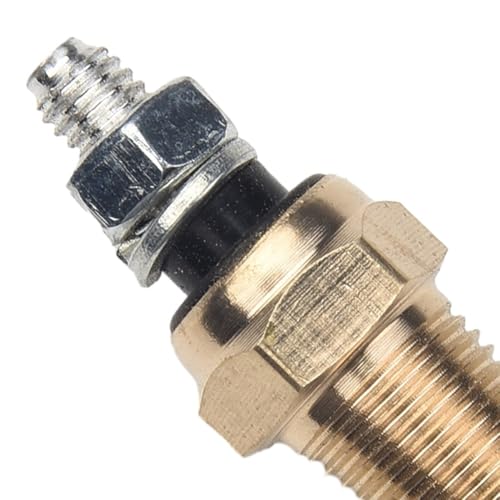 Honseadek Sensor de temperatura de aceite/agua para coche, auto, camión con rosca NPT de 1/8, emisor de temperatura de metal para monitoreo del sistema de refrigeración