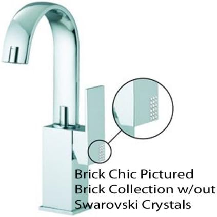 Fima S3521CR Single Hole Wash Basin Mixer, 7.5" L x 2.36" W, Chrome
