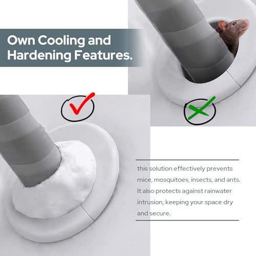 Image of 8-Pack New Type White Waterproof Sealant Mastic, Repair Sealing Clay, Quick Mending Mud for Drain Connection, Wall Hole, Air Conditioning Hole Waterproof Seal Putty