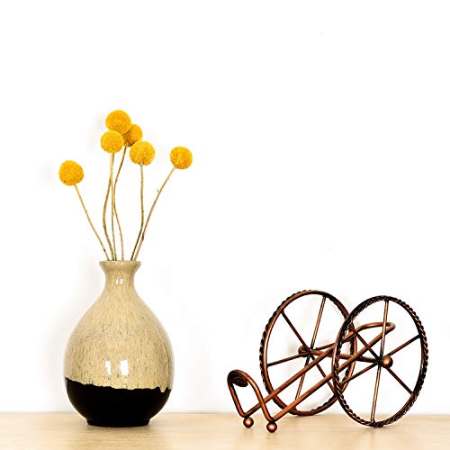 Yoken 50 Stems Craspedia Flowers Natural Dried Flowers for Arrangements Hried Bundle for Photo Props, Home Decor