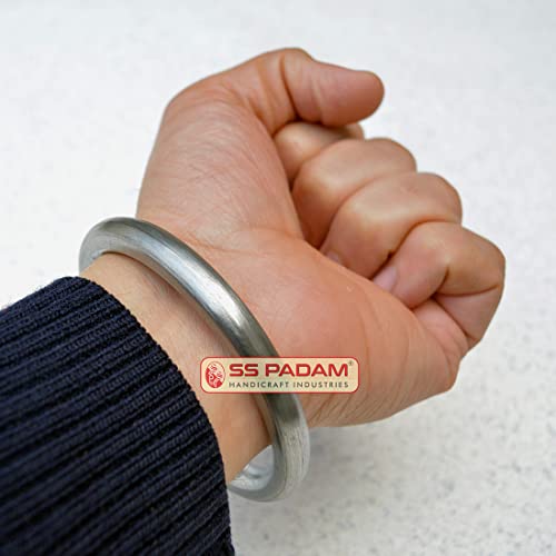Image of SS Padam Handicraft Industries Iron Sarbloh 9MM Punjabi Sikh Kada for Men