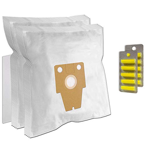 PakTrade SPARSET - 10 Staubsaugerbeutel + 10 Duft + Filter geeignet für Bosch BSG8PRO 1, BSG81000, BSG81030 Ergomaxx Professional