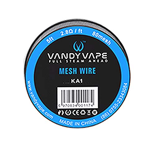 Fils résistifs Mesh Wire Kanthal Densité 80 2.8 Ohm/ft pour Vandy Vape Mesh Pro et Genesis