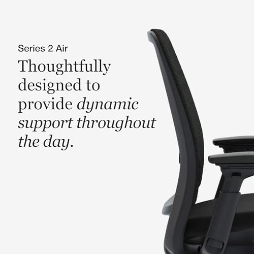 Image of Steelcase Series 2 Ergonomic Office Chair, Hard Floors, Licorice