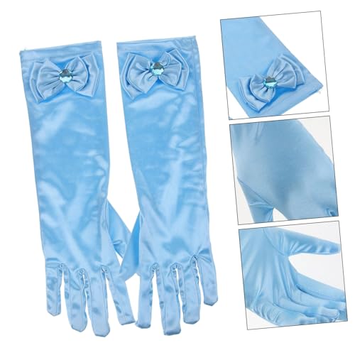 1pair Satin Gloves for Boys and Girls Elegant Butterfly for Halloween Costumes Stage and Weddings Comfortable and Accessory for Boys and Girls3