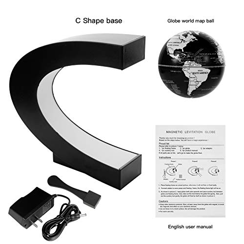 Gresus ML01C Multicolor Changing Magnetic Levitation Floating World Map Globe thumb #5