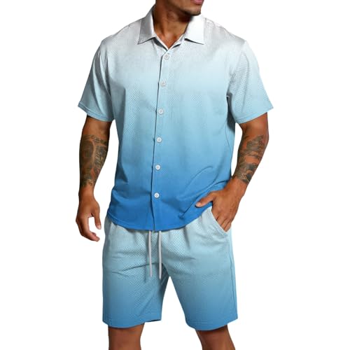 Tenue d'été 2 pièces homme en maille lavée pour vaincre la chaleur avec style