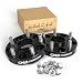 2 Pieces 1" 25mm Hub Centric Wheel Spacers Black Pattern 5x114.3 CB 60.1mm 12x1.5 Studs For Lexus Rx300 rx330 rx400h gs300 gs350 gs400 gs450 es300 es330 is250 is300 is350 ls400 sc300 sc400sc430