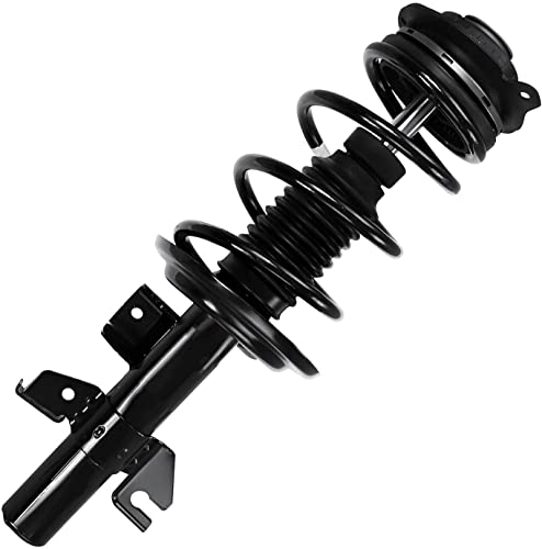 Image of Detroit Axle - Front Struts w /Coil Spring Rear Shock Absorbers Replacement for 2013 2014 2015 2016 Dodge Dart - 4pc Set