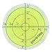 Respicefinem 60 mm Horizontal Bubble Levels Large Universal Horizontal Bubble Measuring Tool with Scale Circle for Camera Stage Balances