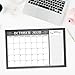 Chalkboard Rustic 2020-2021 Large Monthly Desk or Wall Calendar Planner Big Giant Planning Blotter Pad, 18 Month Academic Desktop, Hanging 2-Year Date Notepad Teacher, Family or Business Office 11x17