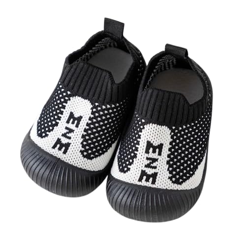 Image of TS WITH TECHSUN Lightweight Baby Boy Girl Soft Soles Shoes, Knitted Breathable Slip-On Mesh Summer Casual Sneakers Floor Socks, Toddler Walking Shoes Infant First Running Kids Shoes