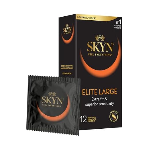 SKYN Polyisoprene Large Condoms, Natural, 12 Count