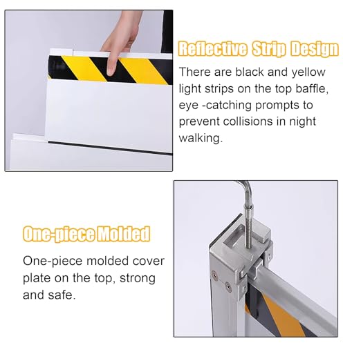 Barrière anti-inondation pour porte d'un mur mobile étanche - 4