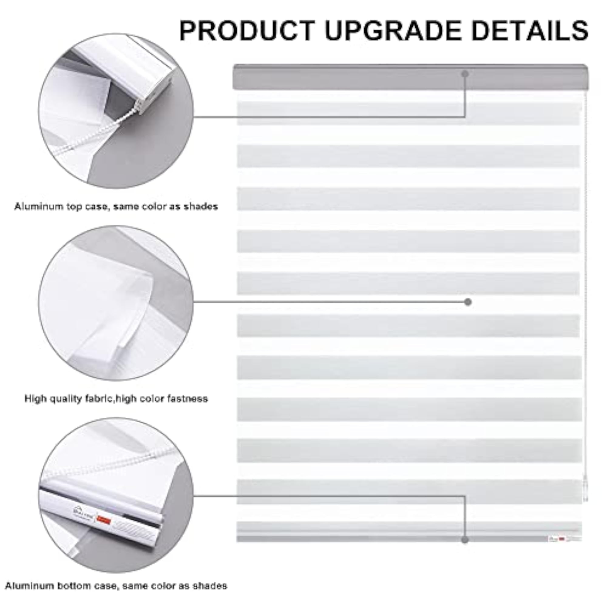 Zebra Roller Window Blinds, Custom Cut to Size