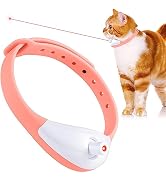 havit Wearable Automatic Cat Toys with LED Lights, Electric Smart Amusing Collar for Kitten, Inte...