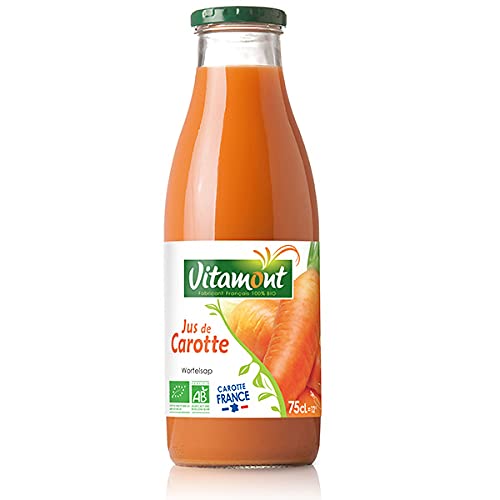 Vitamont - Jus De Carottes De France Bio 75Cl -