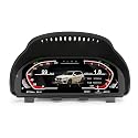 12.3" Digitales Kombiinstrument für BMW 5er F07 F10 F11 F18, 6er F06 F12 F13, 7er F01 F02 F03, X3 F25, X4 F26, X5 F15, X6 F16, HD LCD Armaturenbrett Display, Lenkradsteuerung, Digitaler Tachometer